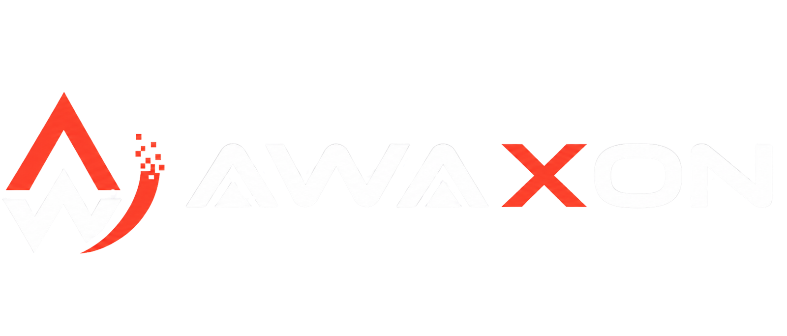 awaxon logo png white